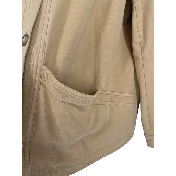 J. Jill Button Front Jacket Pockets Womens Casual Fit Long Sleeve Size M - Picture 3 of 11